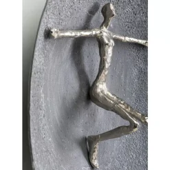 Wandobjekt Umano Silber O60Cm