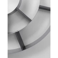 Wandregal Snail Silver Grau