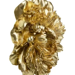 Wandschmuck Peony Gold