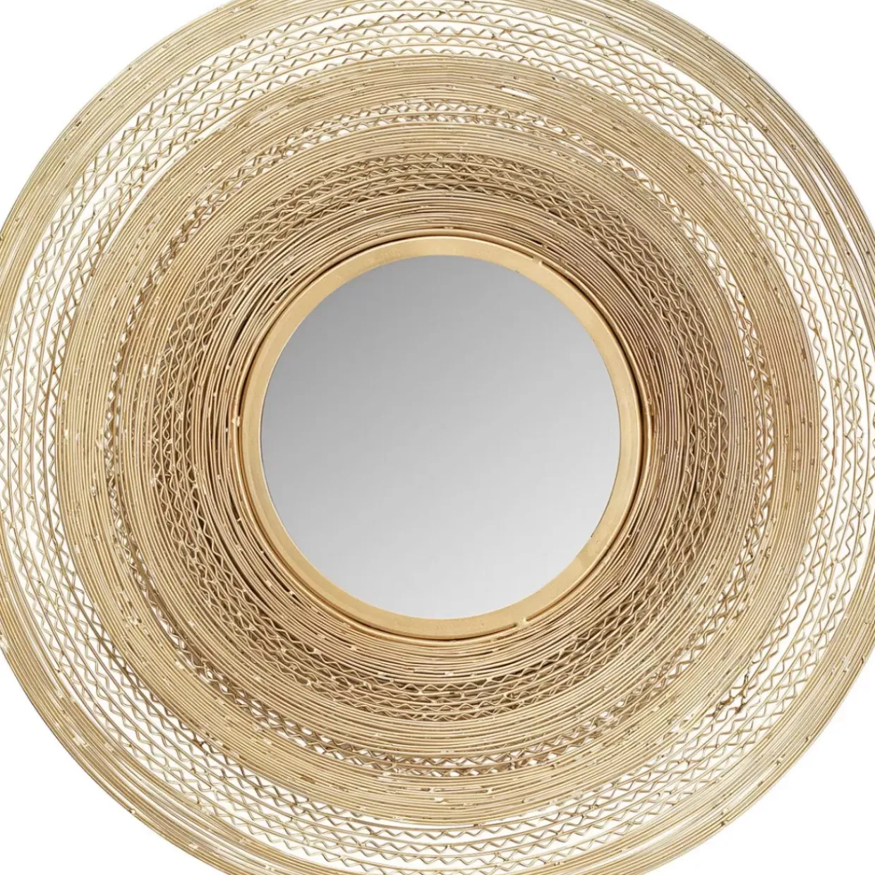 Wandspiegel Gold Wire O61Cm