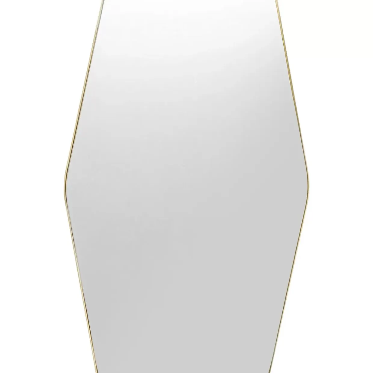 Wandspiegel Shape Hexagon Brass 64X94,5Cm
