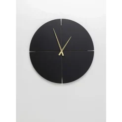 Wanduhr Andrea Schwarz O60Cm