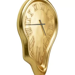Wanduhr Big Drop Gold 92X127Cm