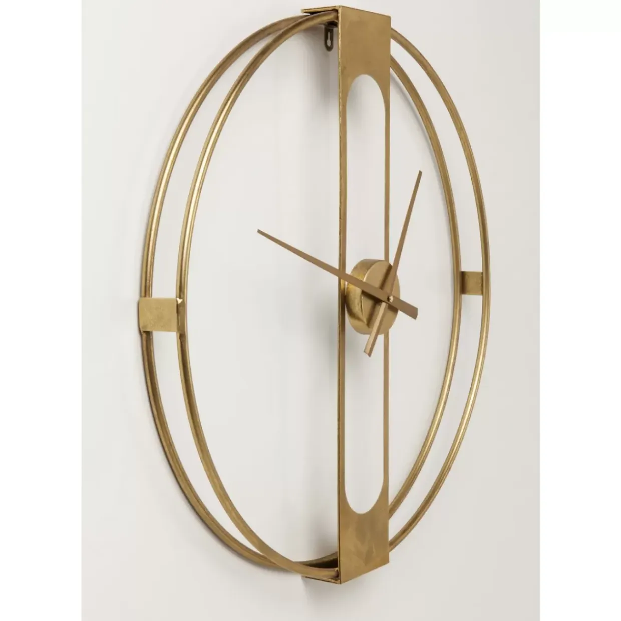 Wanduhr Clip Gold O60Cm