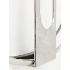 Wanduhr Clip Silber O60Cm