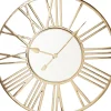 Wanduhr Giant Gold O80Cm