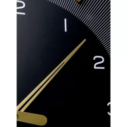 Wanduhr Lio Schwarz O60