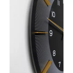 Wanduhr Lio Schwarz O60