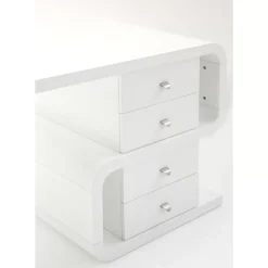 White Club Schreibtisch Snake 150X70Cm