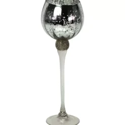 Windlicht Zeus Mit Strass,Silber