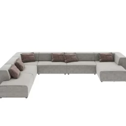 Wohnlandschaft Infinity Miami Grau 417Cm