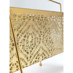 Zeitungsständer Basket Gold Klein